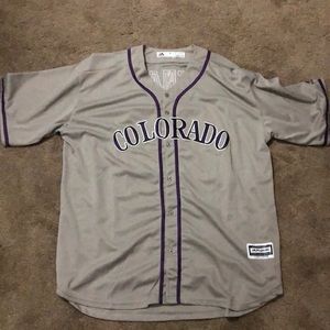 Grey Nolan Arenado Alt. Rockies Jersey, #28